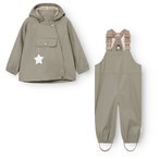 Mini A Ture Matwainis Regen Set Kinder  Overalls grau Größe 98 Lifestyle  Wide