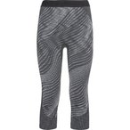 Odlo Blackcomb Eco 3/4 Hose Damen  3/4 Unterhose schwarz Größe XS   Elastisch