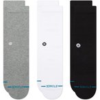 Stance Icon 3er Pack   Freizeitsocken weiss Größe 38  Lifestyle  Hautfreundlic
