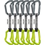 Edelrid Pure Set - Sportkletter-Exe 10 cm slate-oasis 6er Set
