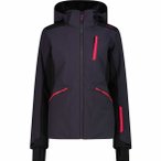 CMP Zip Hood Damen Skijacke ( Anthrazit 34 Größe,)