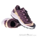Salomon XA Pro Kinder Traillaufschuhe-Lila-34