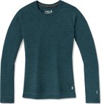 Smartwool Women's Classic Thermal Merino Base Layer Crew Boxed twilight blue hea