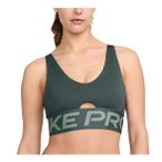 Nike W NP Indy Plunge Medium Support Bra Bold Damen ( Dunkelgrün XL Größe,)