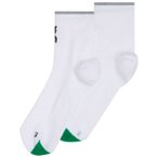 On - Elite Run Sock Mid - Laufsocken 38-40 weiß