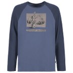 E9 - Long Coffee - Longsleeve Gr XS blau