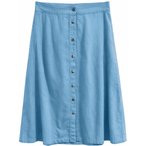 Mazine Tencel Midi Rock Damen  Röcke blau Größe XS Lifestyle  Hautfreundlich