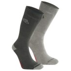 Craghoppers - Nosilife Travel Twin Pack Socks - Wandersocken 39-42 grau