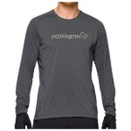 Norrøna - Fjørå Equaliser Lightweight Long Sleeve - Radtrikot Gr M blau/grau