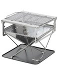 Snow Peak - 2-in-1-Grill-Feuerstelle - Takibi Fire & Grill  - Grau