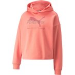 PUMA Damen Kapuzensweat ESS+ BETTER Hoodie TR, Größe S in Pink