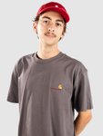 Carhartt WIP American Script T-Shirt porphyry Gr. XXL
