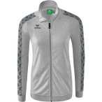 ERIMA Damen Essential Team Tracktop Jacke, Größe 34 in Grau