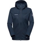 Mammut Ultimate VIII Hooded Damen Softshelljacke ( Dunkelblau XS)