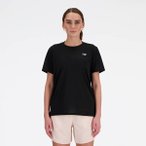 NEW BALANCE Damen T-Shirt Womens Running S/S Top, Größe XS in Schwarz