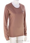 ION Logo DRI L/S Damen Bikeshirt-Braun-XS