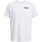 UNDER ARMOUR Herren Shirt UA HW ARMOUR LABEL SS, Größe XXL in Weiß