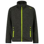 CMP - Boy's Jacket Jacquard Knitted - Fleecejacke Gr 116 schwarz