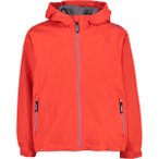 CMP Kinder Regenjacke KID JACKET FIX HOOD, Größe 116 in Rot