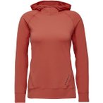 BLACK DIAMOND Damen BH W LS ALPENGLOW HOODY, Größe L in Rot
