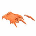 Petzl Dart Frontpart (Paar) ( Orange one size Größe,)