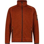 CMP Strick Fleece  Herren  Fleecejacke rot Größe M Trekking