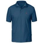 Fjällräven Crowley Pique Herren Poloshirt ( Blau S Größe,)