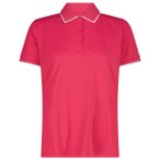 CMP - Women's Polo Stretch Piquet - Polo-Shirt Gr 34 rosa/rot