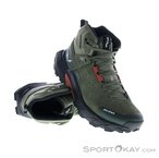 Salewa Pedroc 2 Leather MID PTX Damen Wanderschuhe-Oliv-Dunkelgrün-7,5