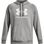 UNDER ARMOUR Herren Kapuzensweat UA RIVAL FLEECE LOGO HD, Größe S in Grau