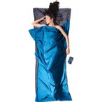 COCOON Silk TravelSheet - Seidenschlafsack rhino-cornflower