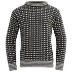 Devold - Original Islender Crew Neck - Wollpullover Gr XS grau/schwarz