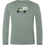Super.Natural Kinder Dog Excursion Longsleeve (Größe 116, gruen)