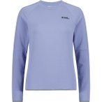 Mons Royale Damen Quad Merino Fleece Longsleeve (Größe XS, blau)