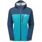 Mountain Equipment Katam  Damen  Regenjacke tuerkis Größe XS Trekking  Winddic
