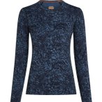 Icebreaker Merino 200 Oasis Moss Bloom Damen Funktionsunterwäsche ( Dunkelblau 