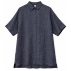 Mazine - Women's Linen Shirt Dress - Kleid Gr XS blau