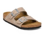 Birkenstock - Kid's Arizona Rivet Border Synthetik - Sandalen 30 - Narrow beige/