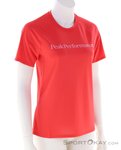 Peak Performance Active Tee Damen T-Shirt-Rot-S