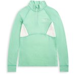 Bergans Kinder Inner:Pure Merino Half Zip Longsleeve (Größe 128, gruen)