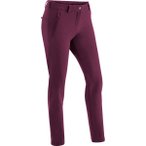 MAIER SPORTS Damen Hose Helga slim, Größe 42 in Rot