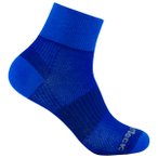 Wrightsock - Coolmesh II Quarter - Wandersocken 34-37 blau
