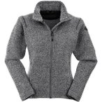 MAUL Damen Unterjacke Brixen 2.0 Strickfleecejacke, Größe 42 in Grau