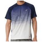 Asics - Road Fade S/S Top - Laufshirt Gr S grau
