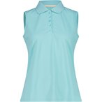 CMP Funktions Polo Top Damen  Tanktops tuerkis Größe S Lifestyle  Atmungsaktiv