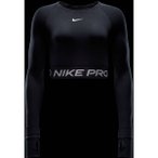 NIKE Damen Shirt Pro Dri-FIT verkürztes Longsleeve, Größe M in Schwarz