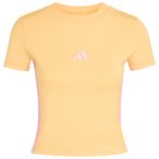 adidas - Women's 3-Stripes SJ Baby Tee - T-Shirt Gr M beige