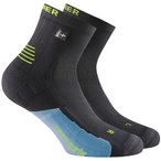 Rohner Run Pro Quarter   Laufsocken schwarz Größe 39  Laufen | Trailrunning  E