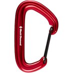 Black Diamond LiteWire Schnappkarabiner, red