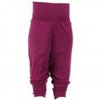 Engel - Baby Hose mit Nabelbund - Merinounterwäsche Gr 86/92 lila